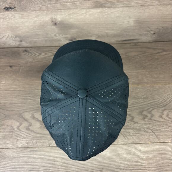 Sunday Swagger GOLF Snapback Hat Men's One Size Black Embroidered Flat Bill Cap - Picture 7 of 9